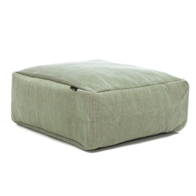 Pouf carré DOTTY vert pistache taille S