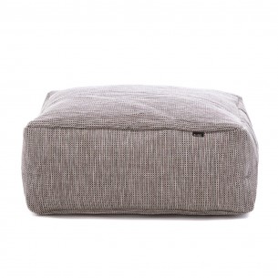 Pouf carré DOTTY prune taille S 2