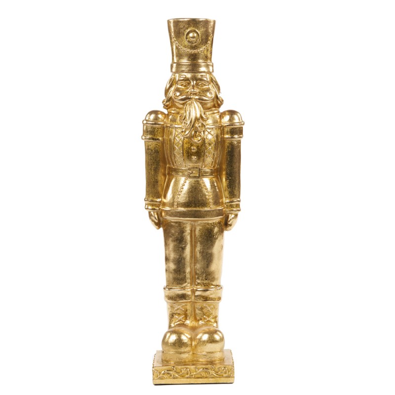 Statue Casse-Noisette en métal doré H56cm