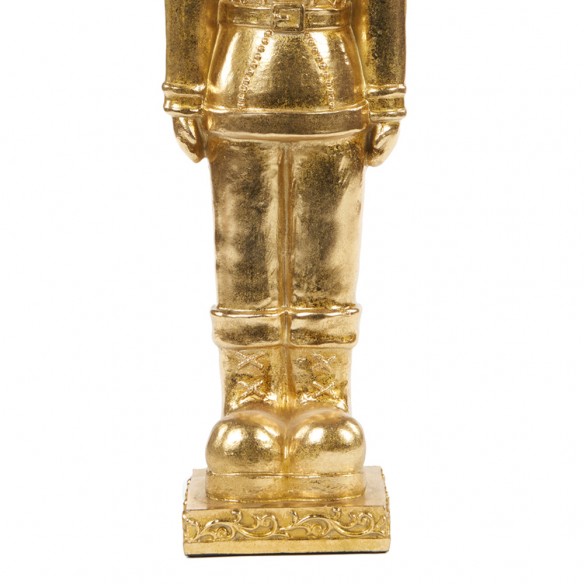 Golden Metal Nutcracker Statue H56cm