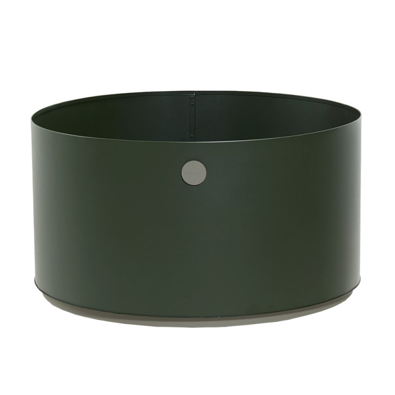 GROW Aluminium Round Planter Dark...