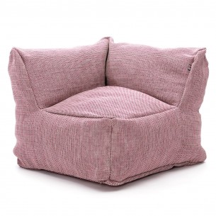 Fauteuil d’angle DOTTY CLUB CORNER rose taille M Roolf