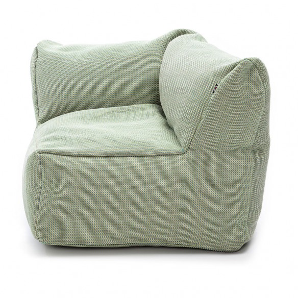 Fauteuil d’angle DOTTY CLUB CORNER vert pistache taille M