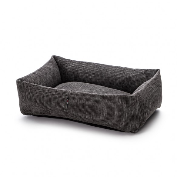 luxury grey dog bed