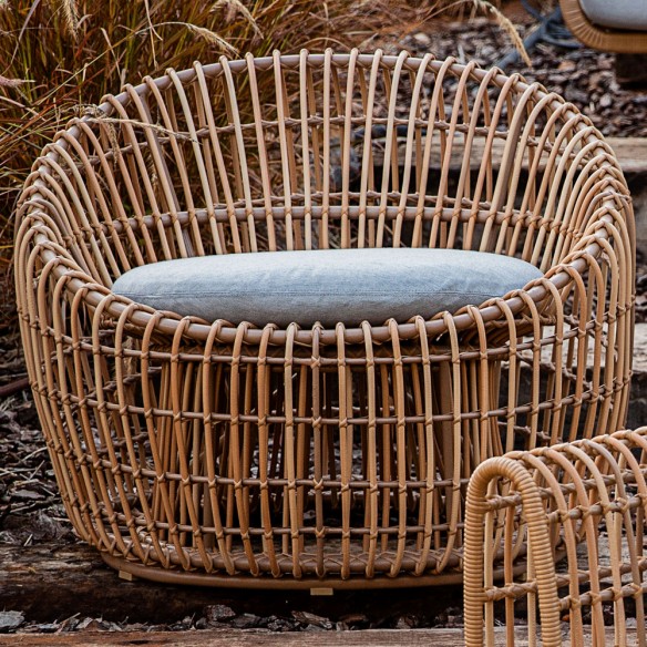 Fauteuil de jardin rond NEST