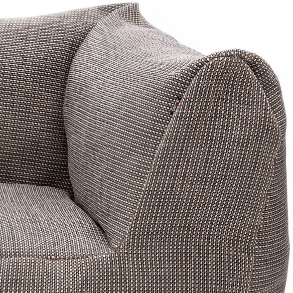 DOTTY CLUB CORNER Armchair Grey size XL