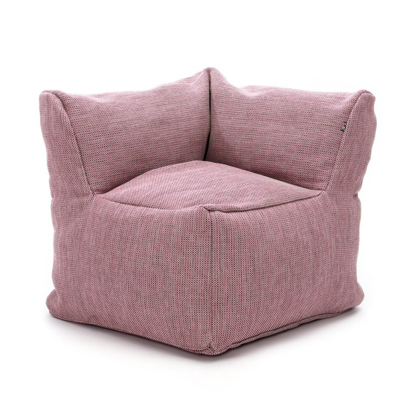 Fauteuil d’angle DOTTY CLUB CORNER rose taille XL