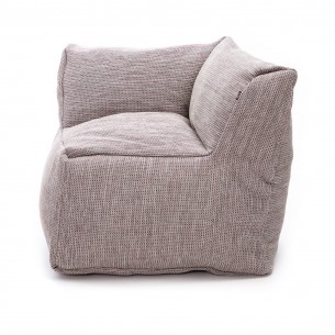 Fauteuil d’angle DOTTY CLUB CORNER prune taille XL 2