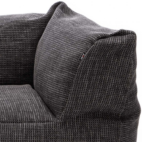 Fauteuil d’angle DOTTY CLUB CORNER anthracite taille XL