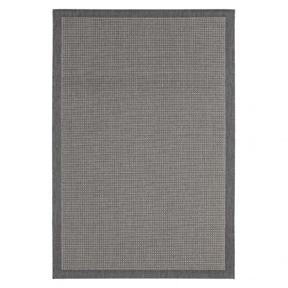 Tapis d'extérieur HUDSON Gris en polypropylène 230x330cm