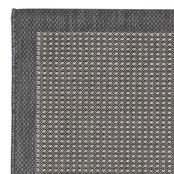 Tapis d'extérieur HUDSON Gris en polypropylène 230x330cm