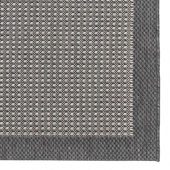 Tapis d'extérieur HUDSON Gris en polypropylène