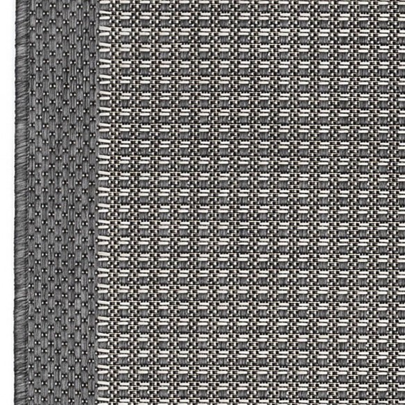 HUDSON Grey Polypropylene Outdoor Rug 230x330cm