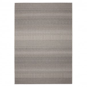 Tapis d'extérieur ZIGGY Anthracite Beige en polypropylène 230x330cm 2