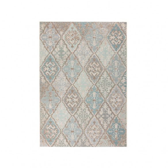 Tapis d'extérieur BRIGHTON Turquoise en polypropylène 180x280cm