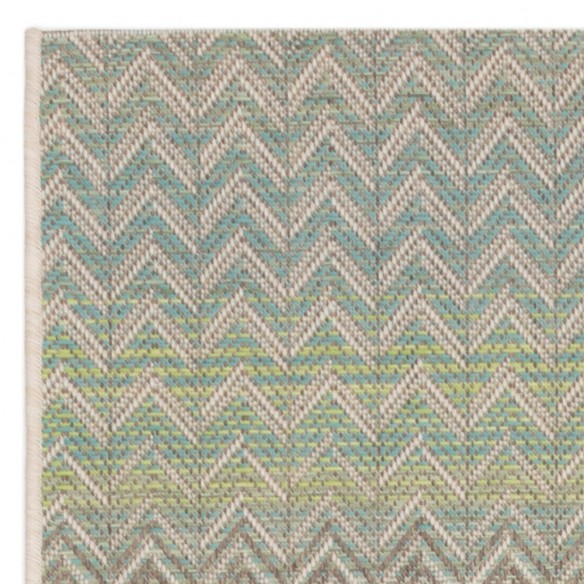 ZIGGY Lime Beige Polypropylene Outdoor Rug 180x280cm