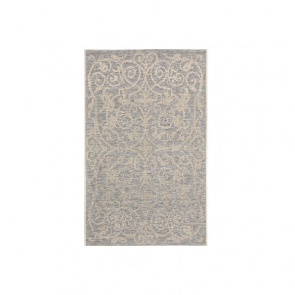 Tapis d'extérieur SUMMER QUAI Gris en polypropylène 160x230cm