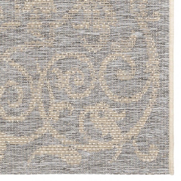 Tapis d'extérieur SUMMER QUAI Gris en polypropylène 230x330cm