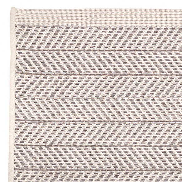 Tapis d'extérieur RYLANDER Gris en polypropylène 230x330cm