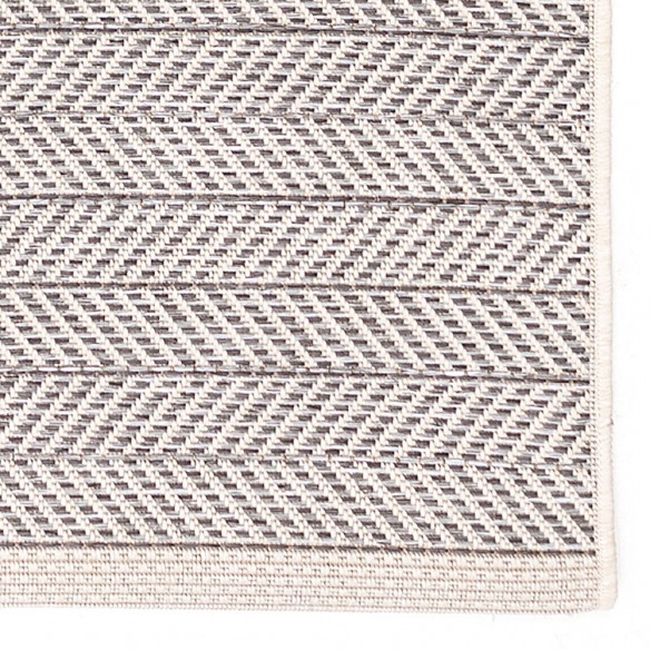 Tapis d'extérieur RYLANDER Gris en polypropylène 230x330cm