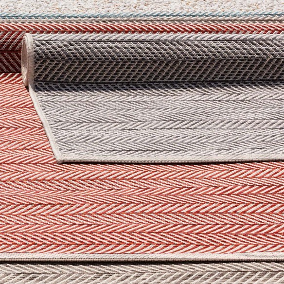 RYLANDER Grey Polypropylene Outdoor Rug 180x280cm