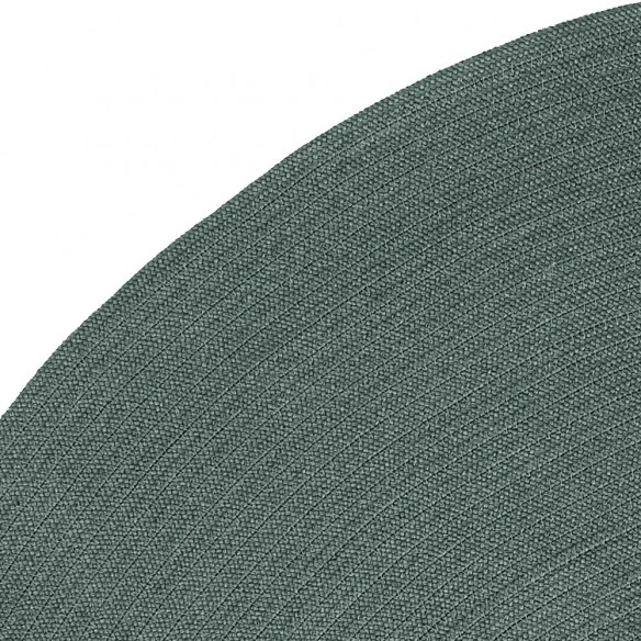 Tapis d'extérieur rond CIRCLE Vert foncé en polypropylène D140cm