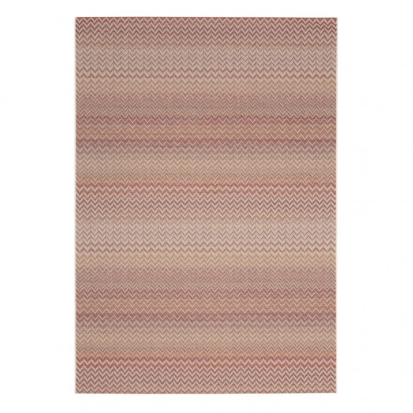 Tapis d'extérieur ZIGGY Rouge Beige en polypropylène 230x330cm