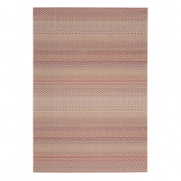 Tapis d'extérieur ZIGGY Rouge Beige en polypropylène 230x330cm