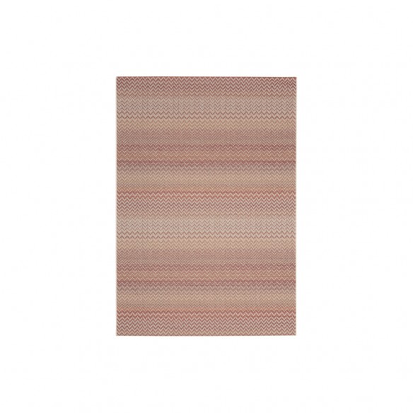 Tapis d'extérieur ZIGGY Rouge Beige en polypropylène 160x230cm