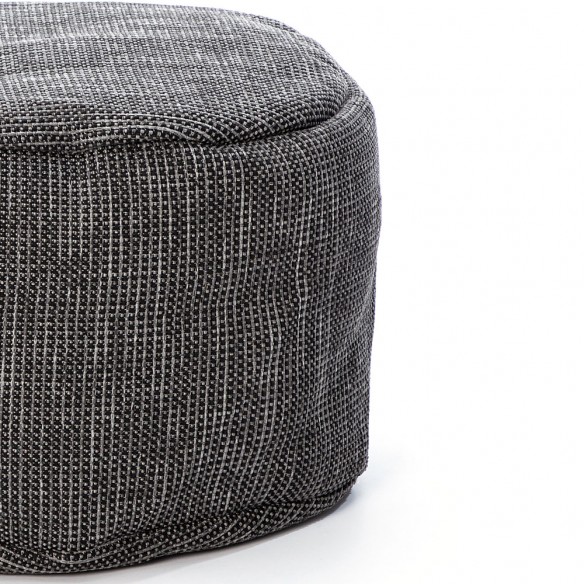 DOTTY Round Pouf Anthracite W50cm