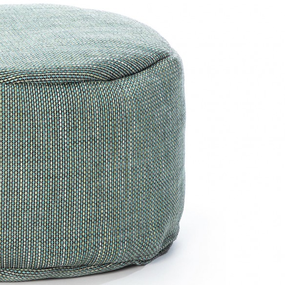 DOTTY Round Pouf Turquoise W50cm