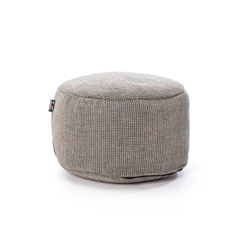 DOTTY Round Pouf Grey W50cm