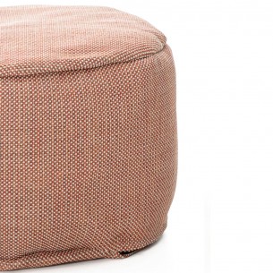 Pouf rond DOTTY terracotta D50cm 2