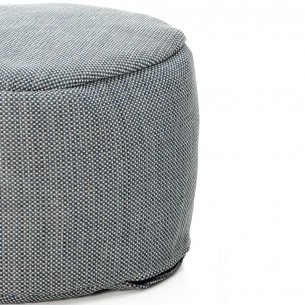 Pouf rond DOTTY bleu marine D50cm 2
