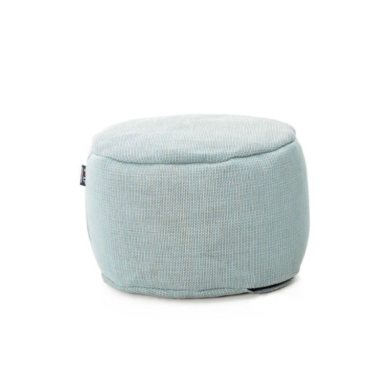 DOTTY Round Pouf Pastel Blue W50cm