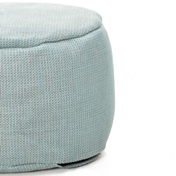 DOTTY Round Pouf Pastel Blue W50cm