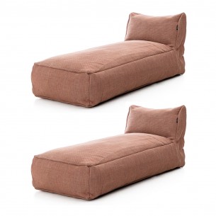 DOTTY Long Chair Duo Terracotta 2