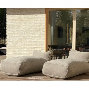 DOTTY Long Chair Duo Beige 2