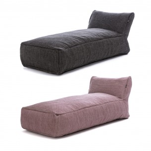 Duo de Long Chair DOTTY anthracite rose pivoine 2