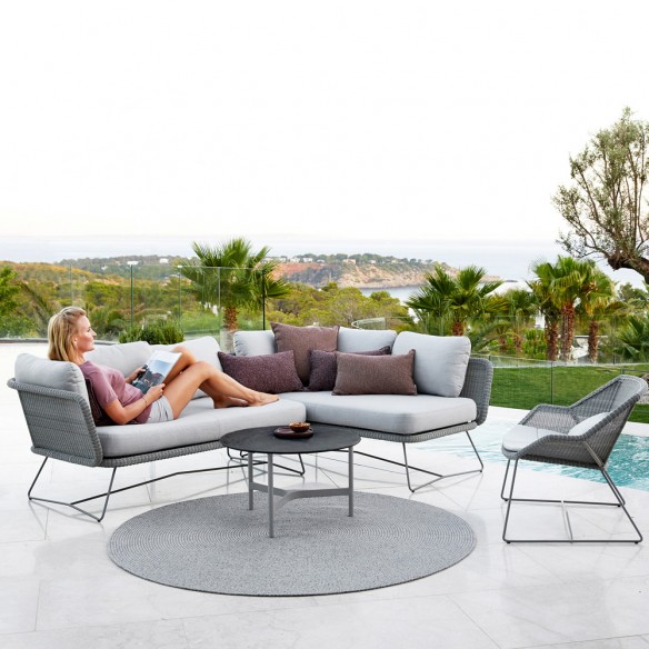 HORIZON Garden Sofa 2 Seater Grey Right module Cane-line