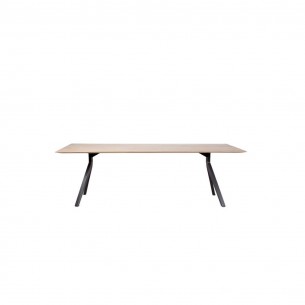 Table à manger MAJESTI en teck recyclé naturel L200