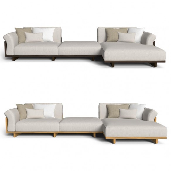 Salon de jardin ALFERO Bois accoya