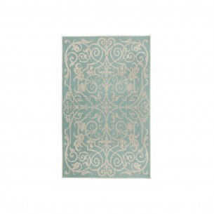 Summer Quai Turquoise Polypropylene Outdoor Rug 2