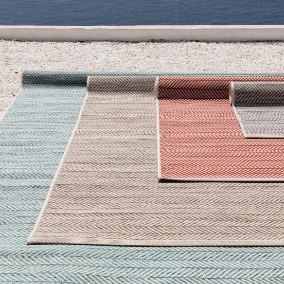 RYLANDER Taupe Polypropylene Outdoor Rug