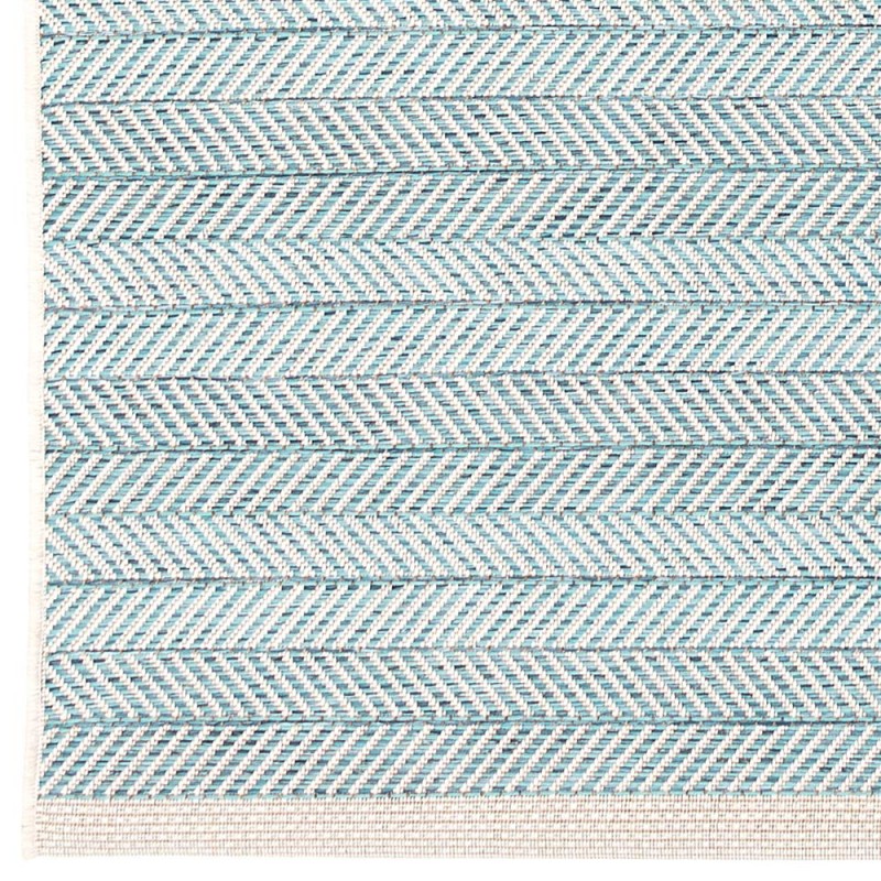 Tapis d'extérieur RYLANDER Turquoise en polypropylène 180x280cm