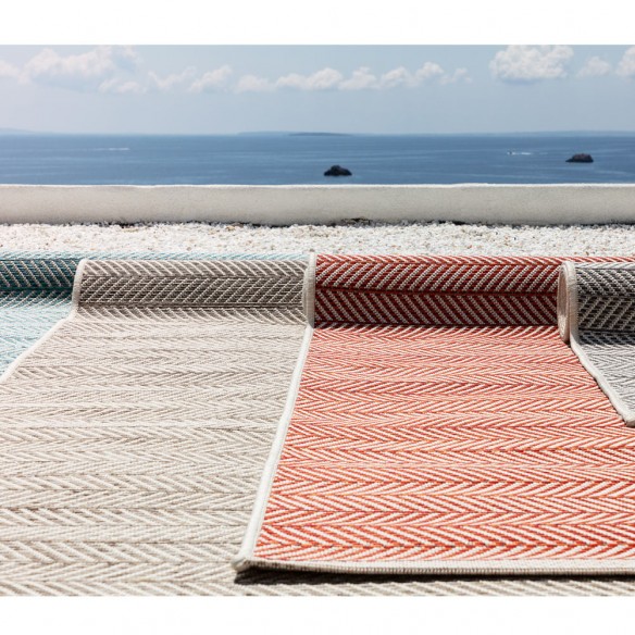 RYLANDER Taupe Polypropylene Outdoor Rug