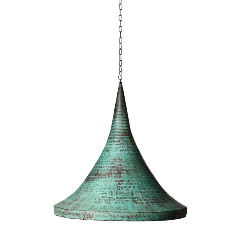 CONIQUE Hanging Lamp Green Copper D30cm