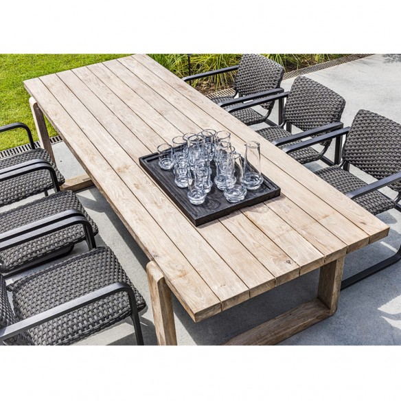 OXFORD Outdoor Dining Table in Natural Reclaimed Teak W250