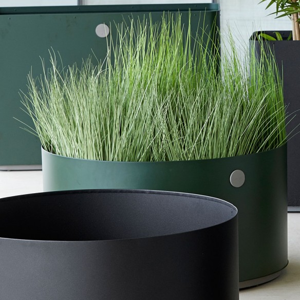 Grow planter, large, dark green Cane Line