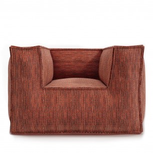 Fauteuil VELTY CLUB terracotta